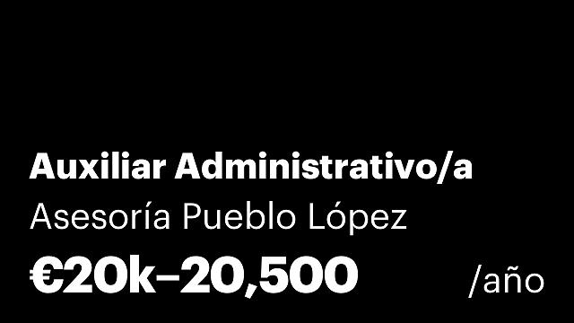 Auxiliar Administrativo/a