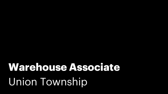 Warehouse Associate