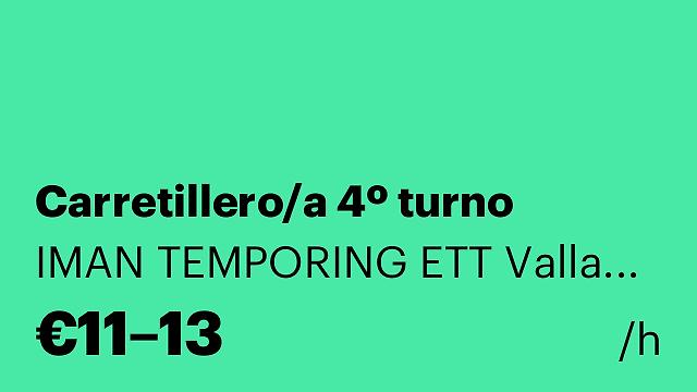Carretillero/a 4º turno