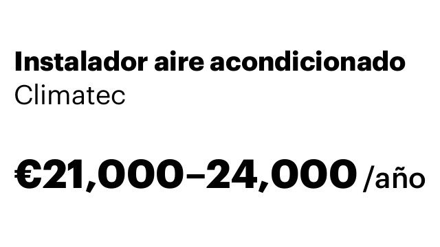 Instalador aire acondicionado