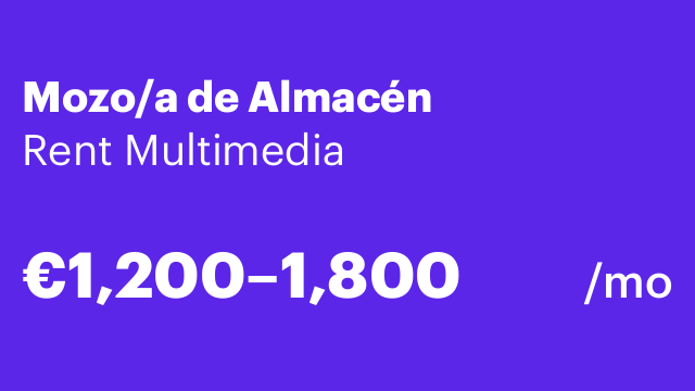 Mozo/a de Almacén