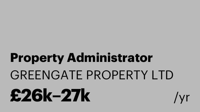 Property Administrator