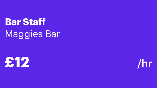 Bar Staff