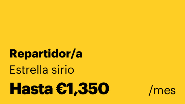 Repartidor/a