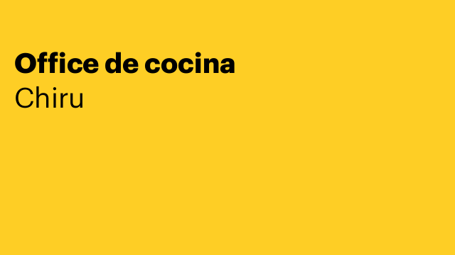 Office de cocina
