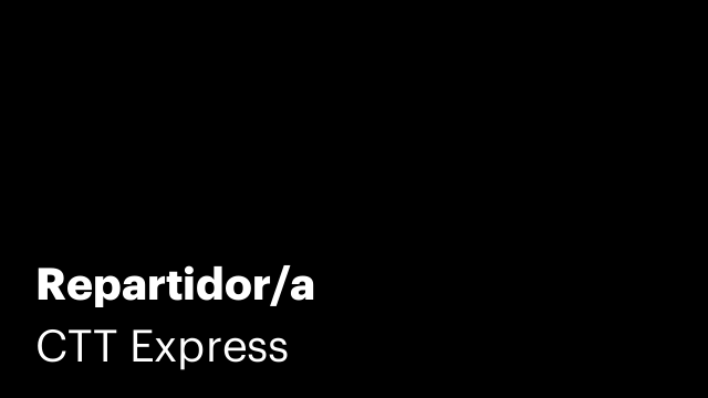 Repartidor/a
