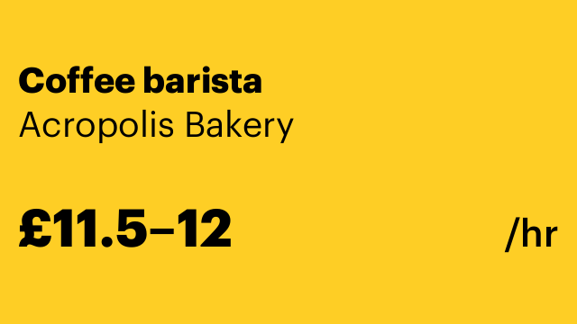 Coffee barista