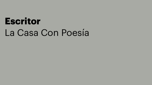 Escritor
