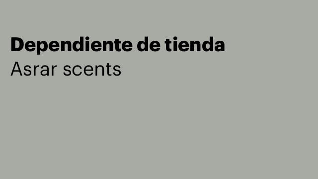 Dependiente de tienda