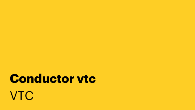 Conductor vtc