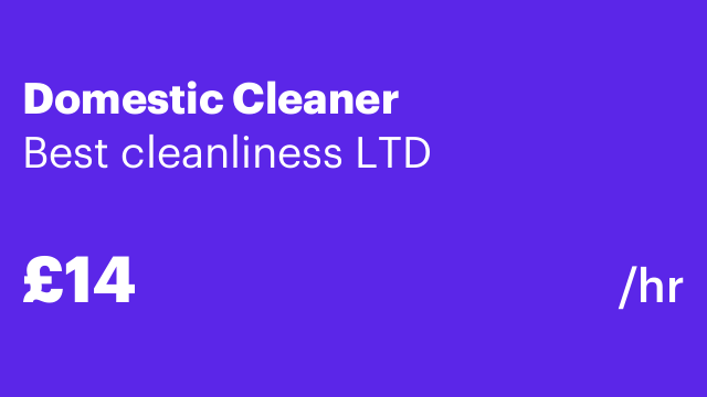 Domestic Cleaner