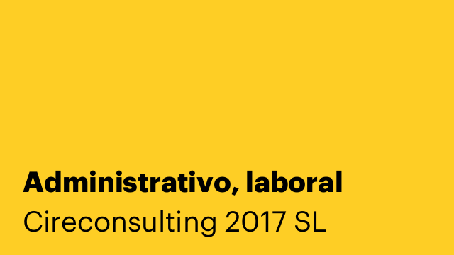 Administrativo, laboral