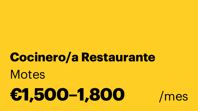 Cocinero/a Restaurante