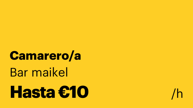 Camarero/a