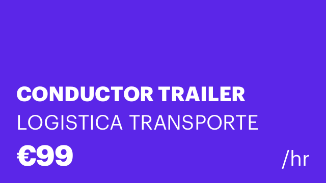 CONDUCTOR TRAILER