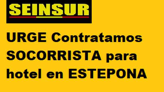 SOCORRISTA ESTEPONA