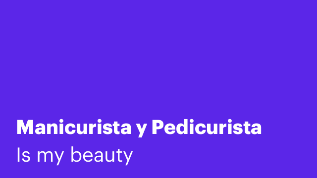 Manicurista y Pedicurista