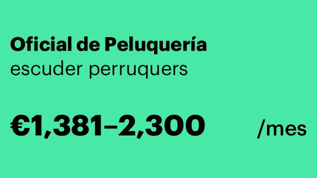 Oficial de Peluquería