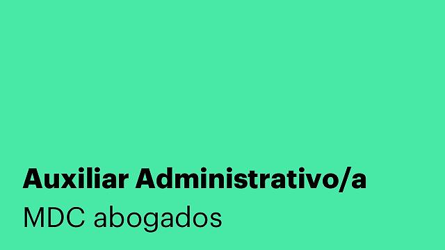 Auxiliar Administrativo/a