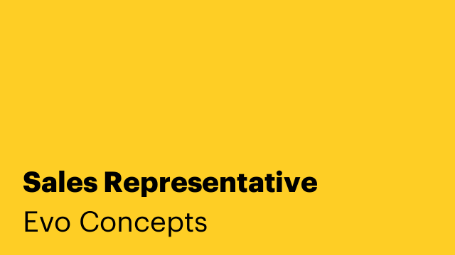 Sales Representative