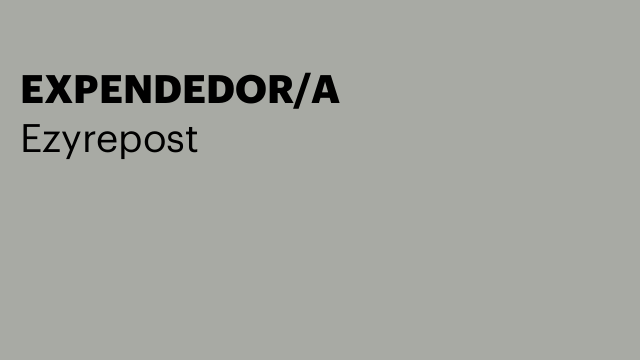 EXPENDEDOR/A