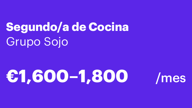 Segundo/a de Cocina
