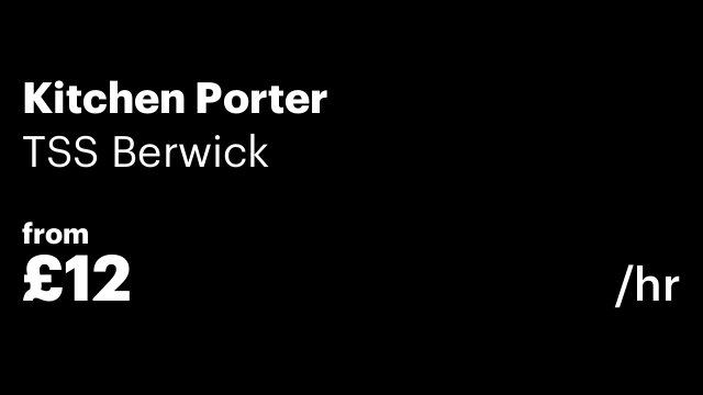 Kitchen Porter