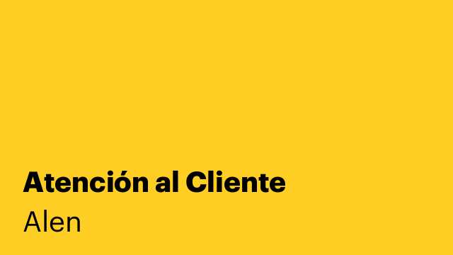 Atención al Cliente