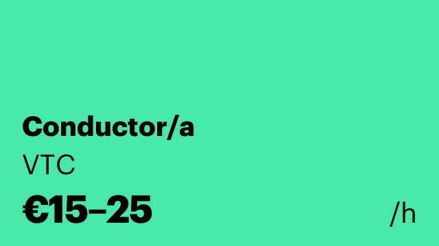 Conductor/a