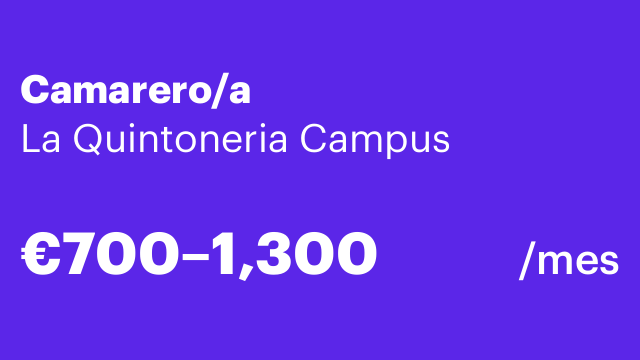 Camarero/a