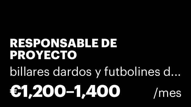 RESPONSABLE DE PROYECTO