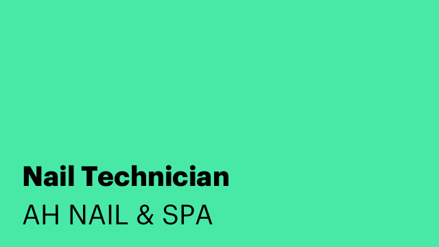 Nail Technician
