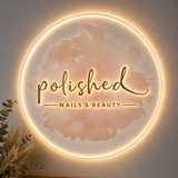 Polished House of Nails and Beauty logo