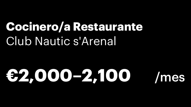 Cocinero/a Restaurante