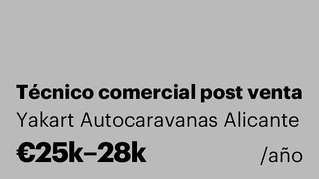 Técnico comercial post venta