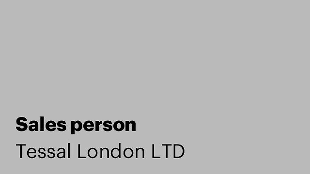 Sales person