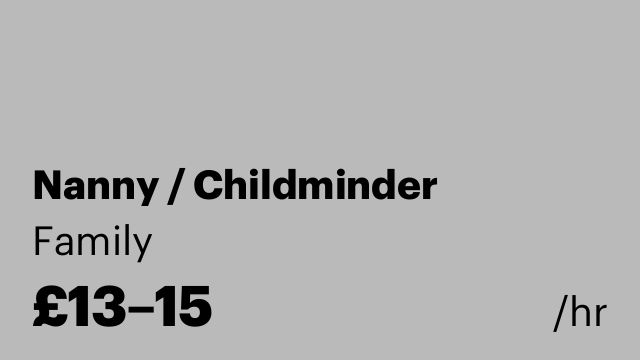 Nanny / Childminder