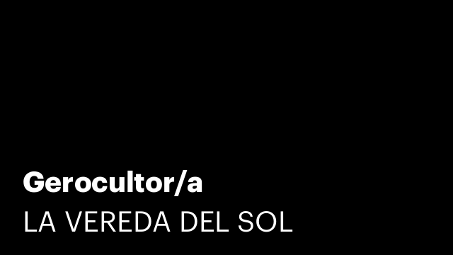 Gerocultor/a