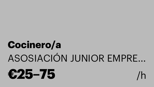 Cocinero/a
