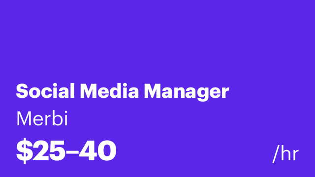 Social Media Manager