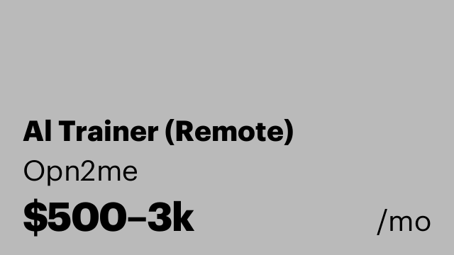 Al Trainer (Remote)