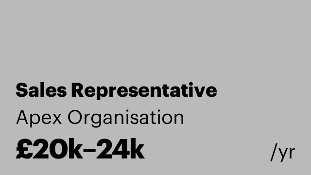 Sales Representative