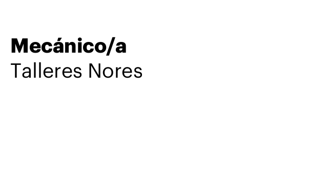 Mecánico/a