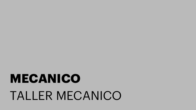 MECANICO
