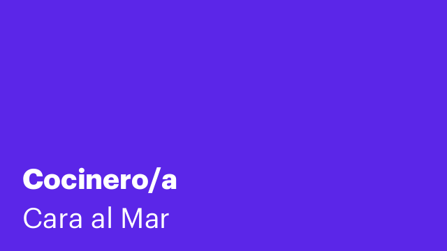 Cocinero/a