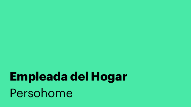 Empleada del Hogar