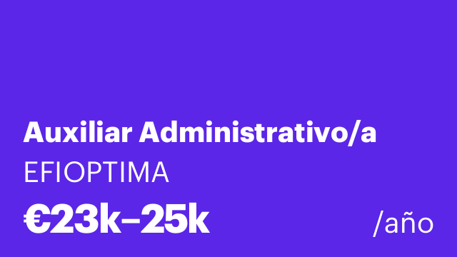 Auxiliar Administrativo/a
