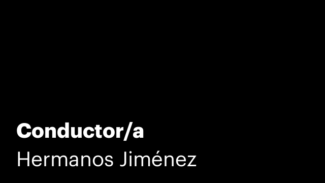 Conductor/a