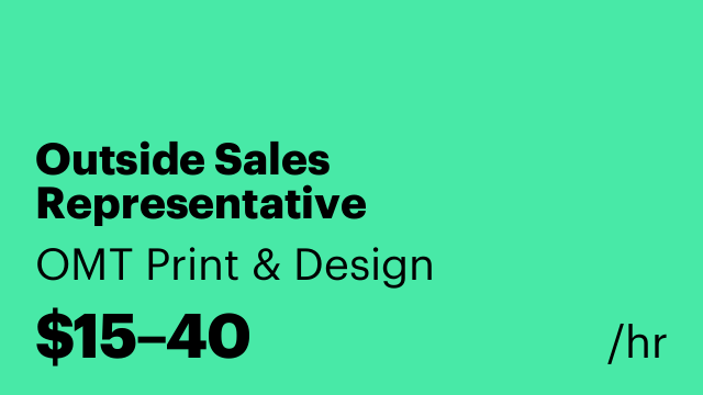 Outside Sales Representative