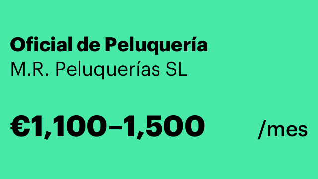 Oficial de Peluquería